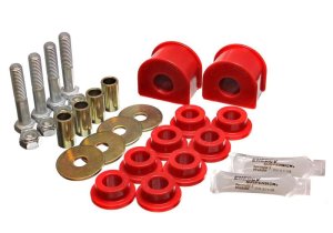 Ford F-150 Lightning Sway Bar Bushing Set - Rear - Energy Suspension - Hyper-Flex Polyurethane, 23mm, Includes End Link Bushings - Red - `99-`04 Ford F-150 Lightning Sway Bar Bushing Set - Rear - Energy Suspension - Hyper-Flex Polyurethane, 23mm, Includes End Link Bushings - Red - `99-`04